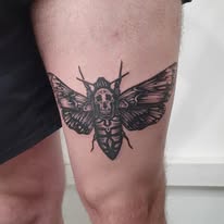 Papillon sphinx t&ecirc;te de mort